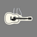 Paper Air Freshener Tag W/ Tab - Acoustic Guitar